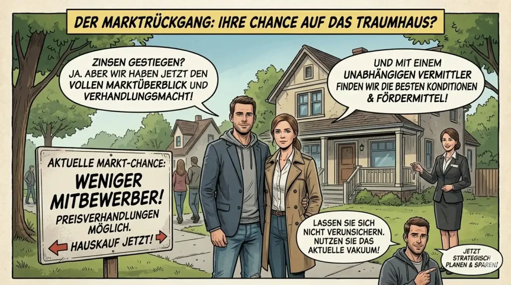 iran-krieg und zinsanstieg - hauskauf jetzt attraktiver -nachfrageschock bei Baufinanzierung